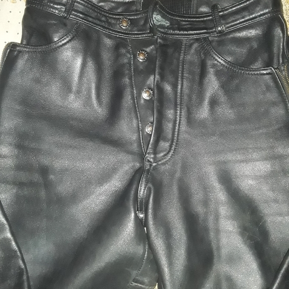 Matching Easy Riders leather jacket and pants - Picture 2 of 6